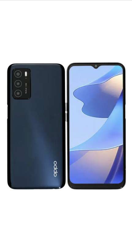 Смартфон OPPO A16 4/64 BLACK CPH2269, черный и голубой цвет