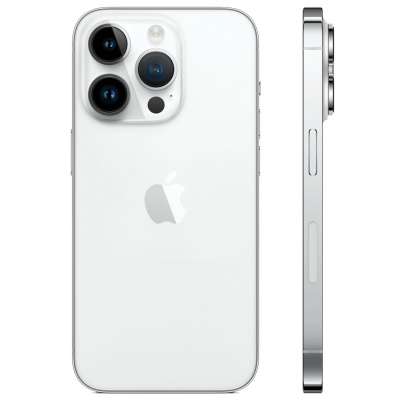 Смартфон Apple iPhone 14 Pro Max (серебристый, 128 Гб) на www.kvadroavto.ru