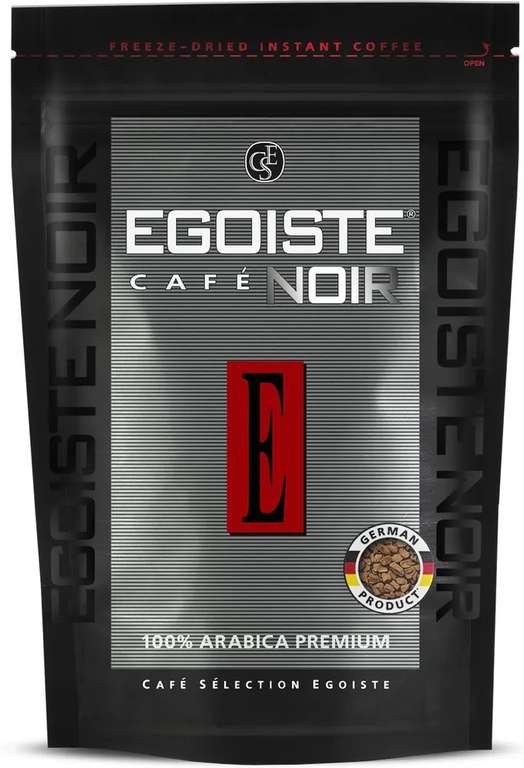Кофе растворимый EGOISTE Noir, 70 г (при оплате Ozon Картой)