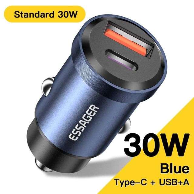АЗУ Essager 30W Mini Car Charger
