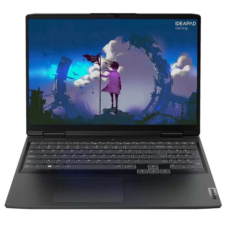 Ноутбук Lenovo IdeaPad Gaming (16",IPS,1920x1200,sRGB 100%,165 Гц,350 нит,RTX 3050 Ti,i5-12450H,RAM 8 ГБ(расширяемая),SSD 512 ГБ, без OC)