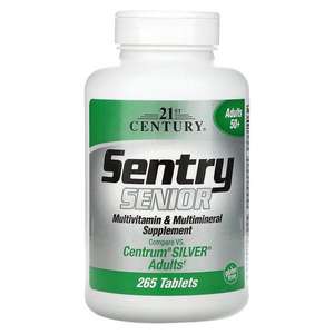 Мультивитамины и минералы Sentry Senior, для взрослых 50+, 265 таблеток