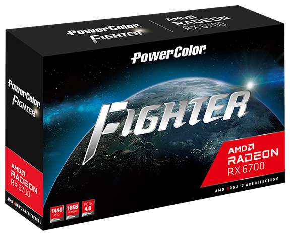 Видеокарта PowerColor Fighter Radeon RX 6700 10GB