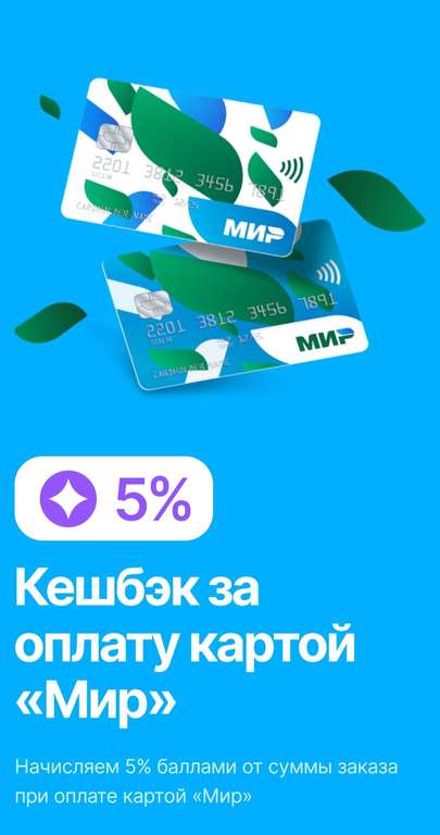 Возврат 5% на AliExpress за оплату картой "МИР"