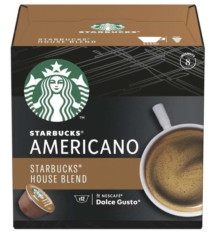 [Ульяновская область] Кофе капсульный Starbucks Americano dolce gusto, 12 шт.