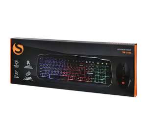 Комплект SUNWIND SW-S510G, проводной: клавиатура + мышь