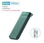 Контейнер для NVMe SSD Orico 10Gbps (зелёный)