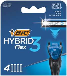 Кассеты сменные для бритья мужские BIC Hybrid 3 Flex, 4шт.