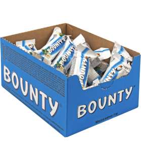 Конфеты шоколадные батончики Bounty Minis, 1 кг / Кокос, шоколад