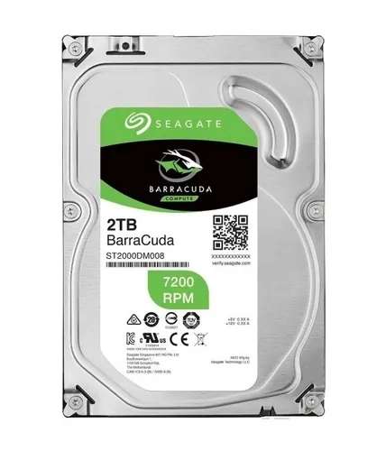 Внутренний жесткий диск Seagate Barracuda 2 TB 3.5" 7200, ST2000DM008 (3673₽ при оплате Озон счётом)