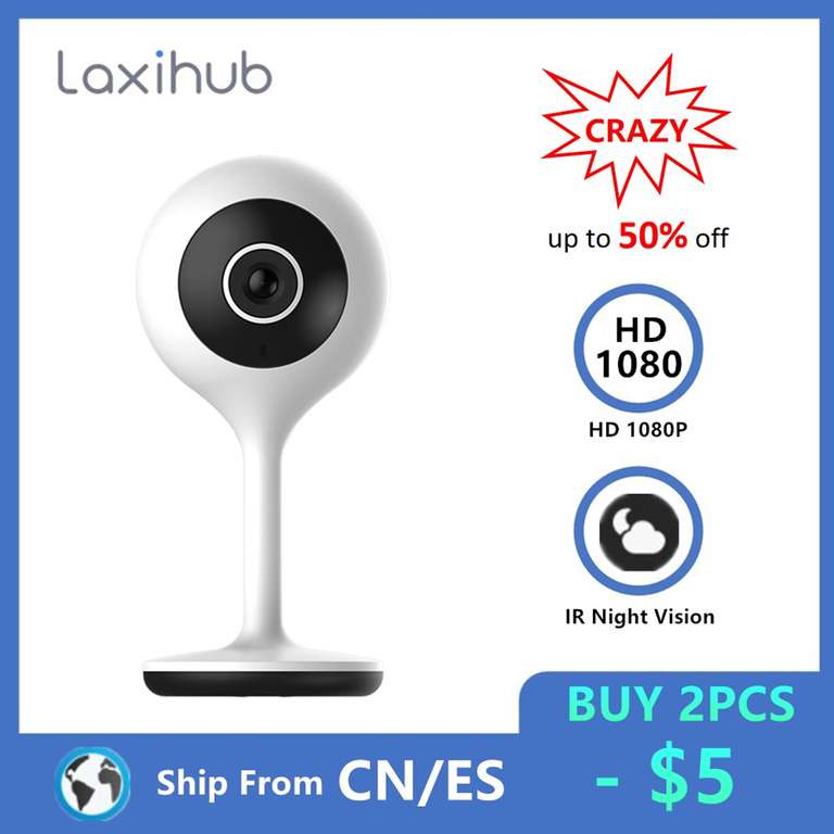 IP-камера Laxihub, 1080P, Wi-Fi