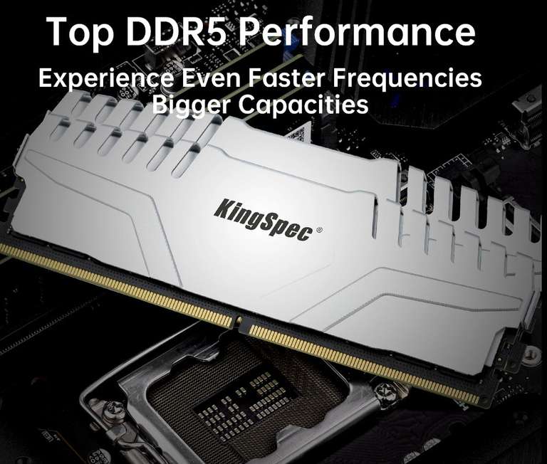 Оперативная память KingSpec DDR5 Black or White 2х16 гб 6000 MHZ