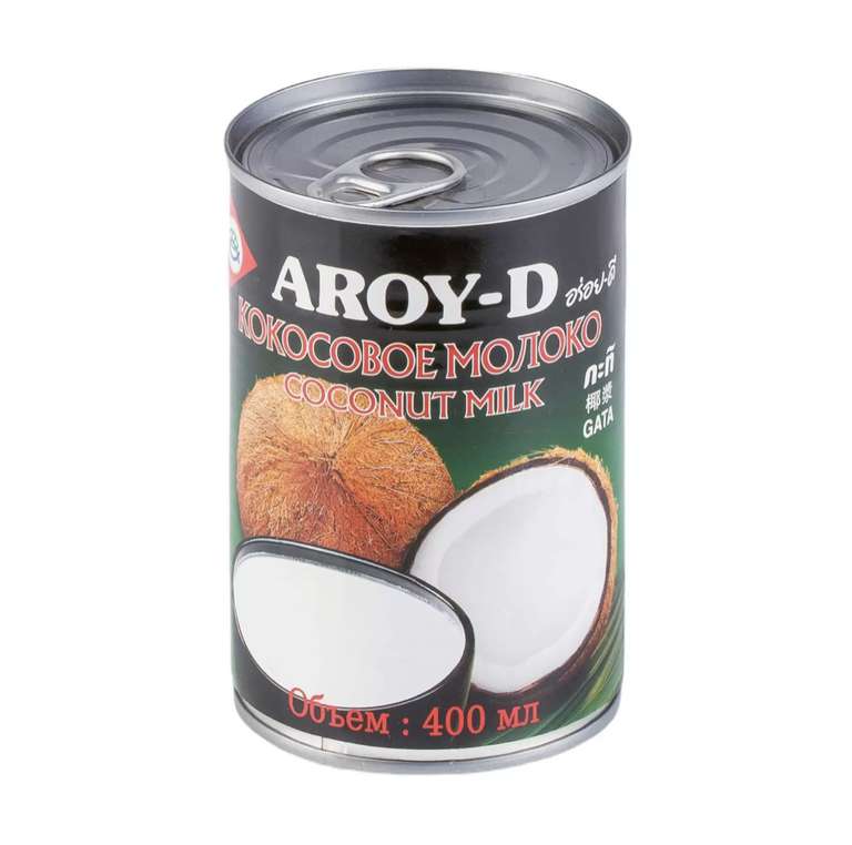 Кокосовое молоко "AROY-D" 400 мл, ж/б