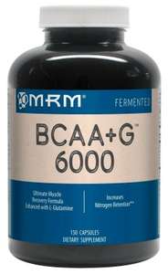 [Москва и др.] Аминокислоты BCAA+G 6000 от MRM Nutrition, 300 капсул (2 шт. по 150 к.)