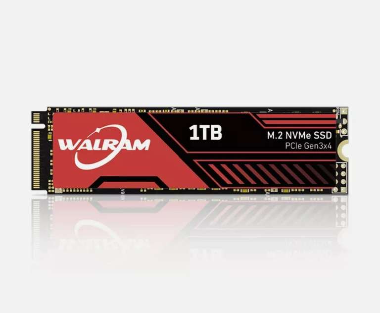 SSD WalRam 1Tb PCI-ex 3.0 2550 чтение