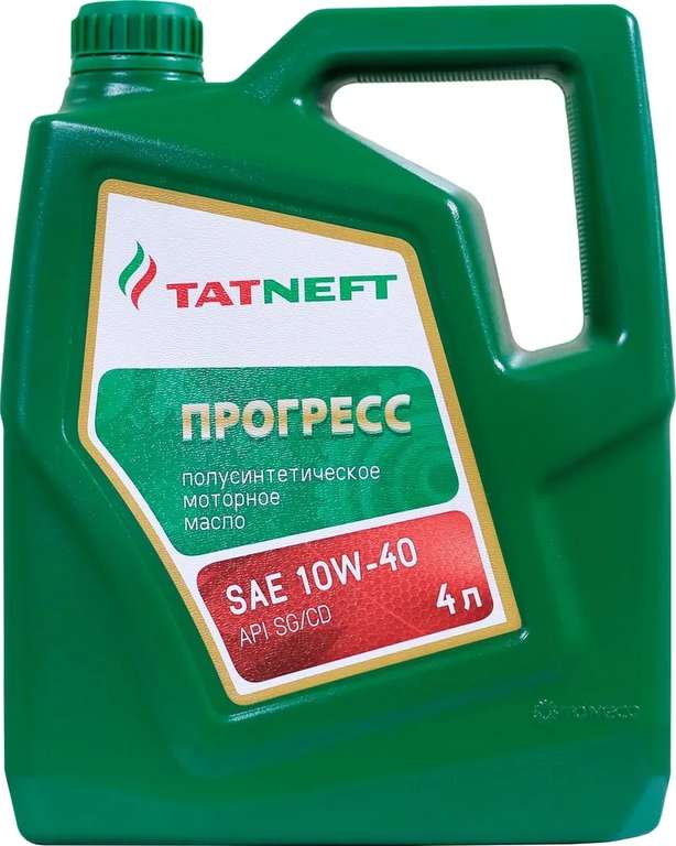 Масло моторное TATNEFT Прогресс 10W-40 Полусинтетическое 4 л