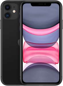 [МСК] Смартфон Apple iPhone 11 64 ГБ, черный, Slimbox [+351 балл на я.плюс]