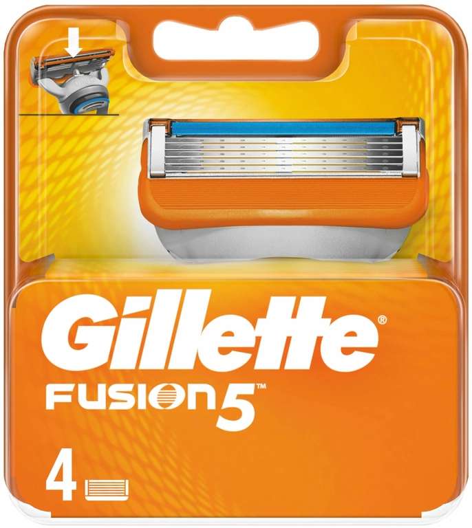 Сменные кассеты для бритья Gillette Fusion5 4 шт.