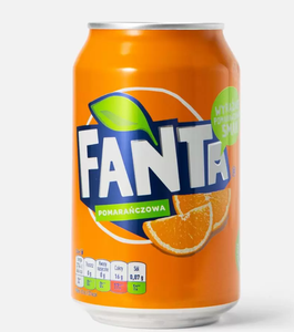 Напиток Fanta Orange газированный, 330 мл( +69 бонусов) Польша