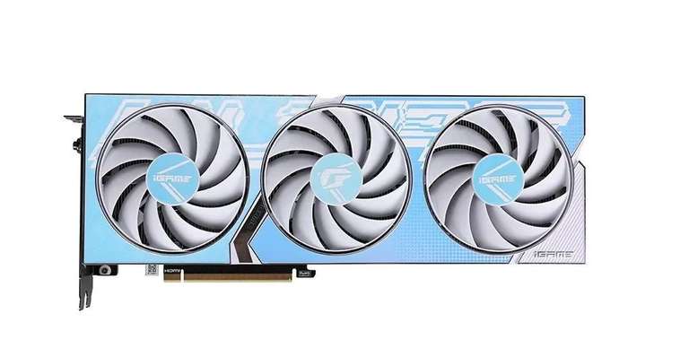 Видеокарта Colorful GeForce RTX 4060 Ti 8 ГБ (iGame GeForce RTX 4060 Ti Ultra W OC-V), с озон картой, из-за рубежа