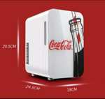 Мини холодильник Coca Cola, белый (автохолодильник)