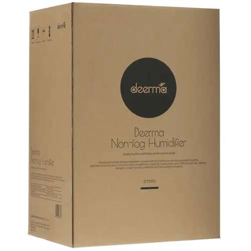 Увлажнитель воздуха Deerma Non-fog Humidifier CT500, 3.6 л, 510 мл/ч, гигростат, верхний долив воды