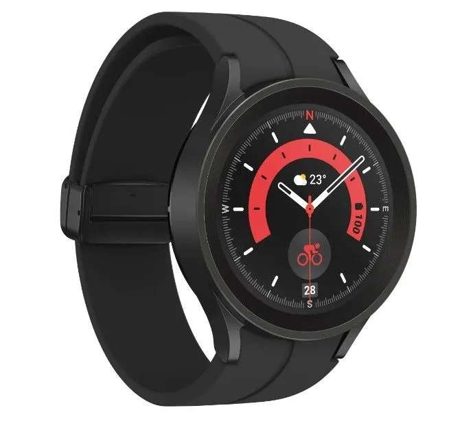 Умные часы Samsung Galaxy Watch5 Pro, 45mm, чёрный (с Озон картой)
