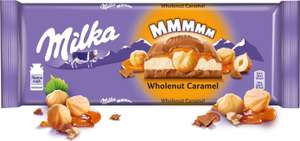 [Мск] Шоколад Milka Wholenut Caramel молочный с карамельной начинкой и обжаренным фундуком, 300 г
