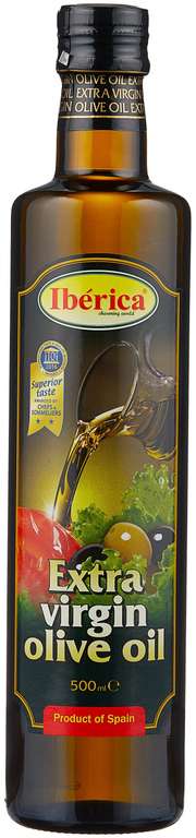 Масло оливковое нерафинированное Iberica, стеклянная бутылка, 0.5 л