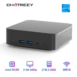 Мини ПК Chatreey на N100 (no ssd, no ram)