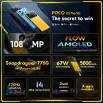 [11.11] Смартфон POCO X5 Pro 5G, 8/256 ГБ (Snapdragon 778G, 6.67", AMOLED, FullHD+, 120 Гц)