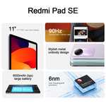 Планшет Redmi Pad SE, 8/256 ГБ (Snap 680, 11", IPS, FHD+, 90 Гц, 8000 мАч)