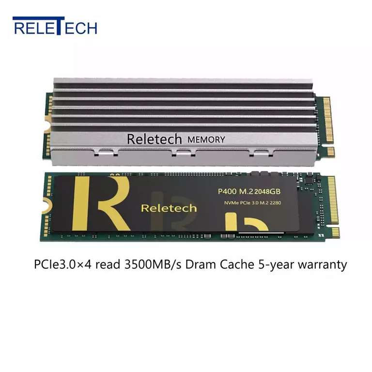 Твердотельный накопитель Reletech m2 nvme PCIe Gen3 1 ТБ