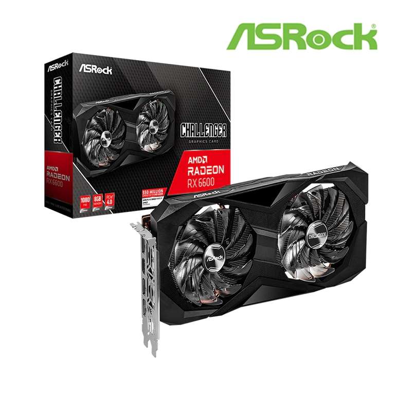 Видеокарта ASROCK AMD Radeon RX 6600 Challenger D 8 Гб
