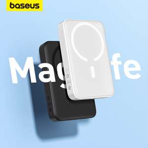 Внешний аккумулятор Baseus Magnetic Mini 20W, 10000 mAh (проводная и беспроводная зарядка, Apple MagSafe)