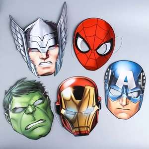 Набор карнавальных масок Marvel, 5 шт. (48% возврат бонусами)