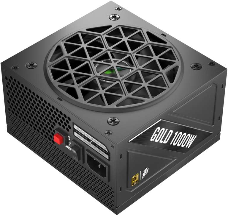 Блок питания 1STPLAYER NGDP 1000W Black Gold ATX3.1, модульный, PCIe 5.1