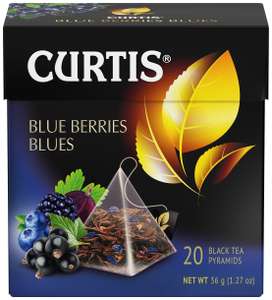 [Нижний-Новгород, возм., и др.] Чай черный Curtis Blue Berries Blues в пирамидках, 20 пак