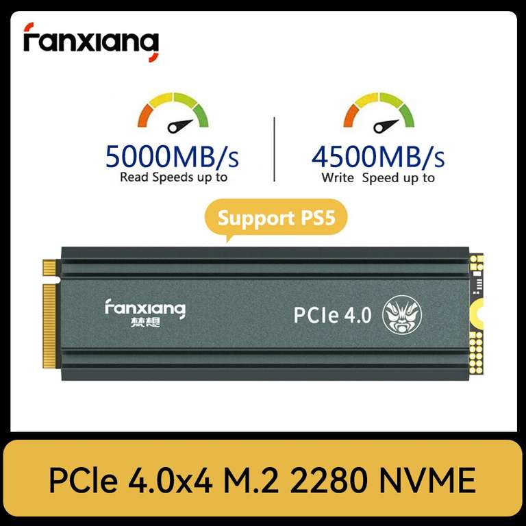 SSD FANXIANG PCIe gen4 1Тб