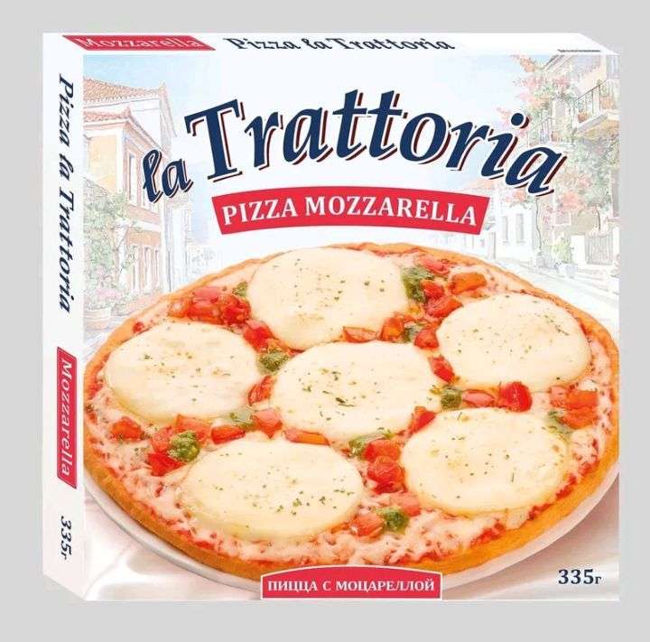 [МСК] Пицца la Trattoria моцарелла, замороженная, 335 г