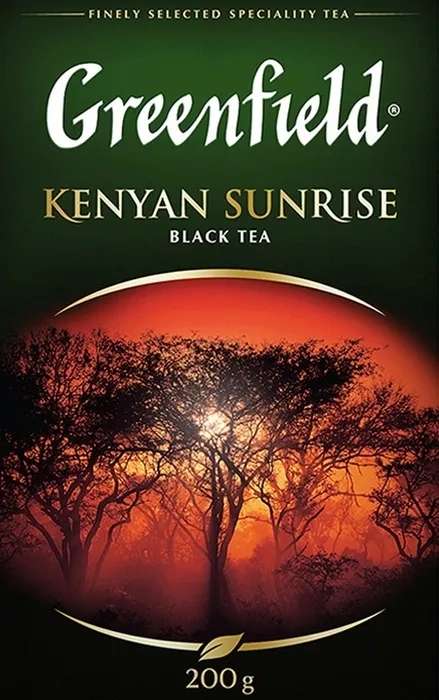 Чай листовой черный Greenfield Kenyan Sunrise, 200 г