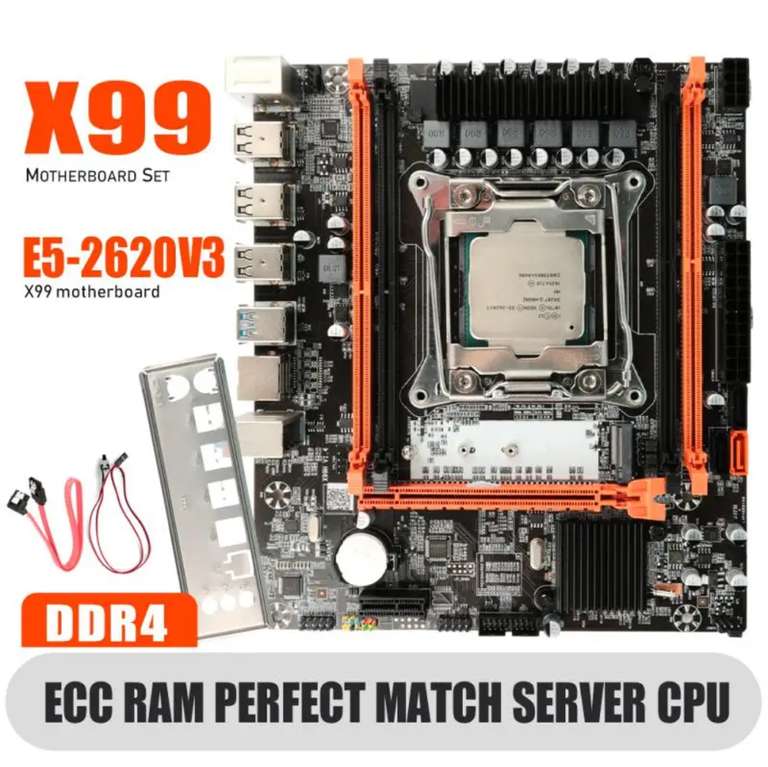 Комплект материнская плата x99 + процессор E5-2620V3