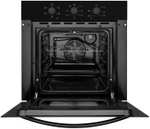 Электрический духовой шкаф Weissgauff EOV 186 LB, черный (конвекция, гриль)