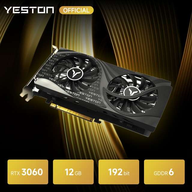Видеокарта YESTON NVIDIA Geforce RTX 3060 GDDR6