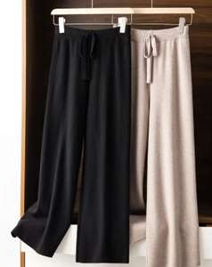 Женские вязаные брюки в корейском стиле Y2K, 9 цветов, размер S-XXL