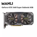 Видеокарта MANLI GeForce GTX 1660 Super Gallardo 6 ГБ
