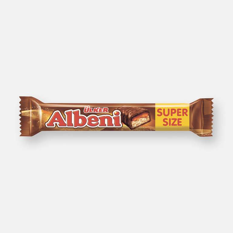 Печенье Ulker Albeni Super Size с карамелью покрытое молочным шоколадом, 55 г