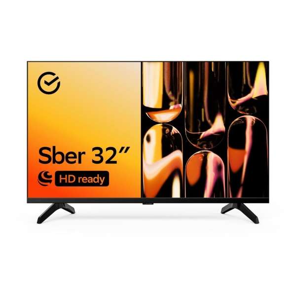 Телевизор Sber SDX-32H2122B, 32"(81 см), HD (+возврат 1500 спасибо)