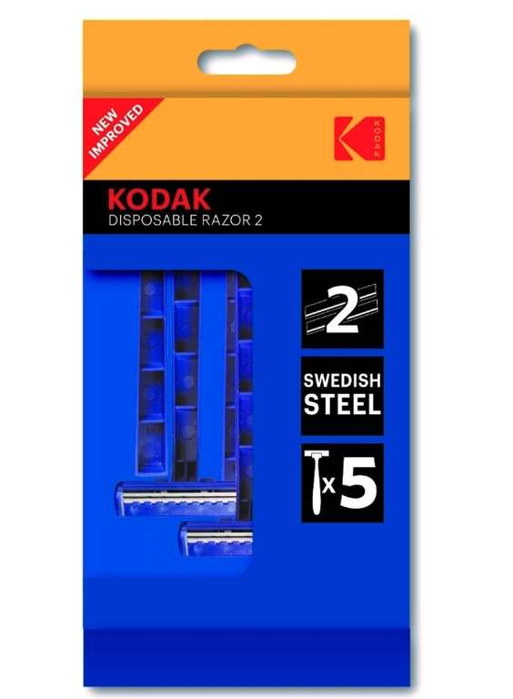 Бритва мужская одноразовая Kodak 2 лезвия 5 шт
