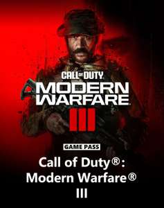 Call of duty modern warfare III Game Pass